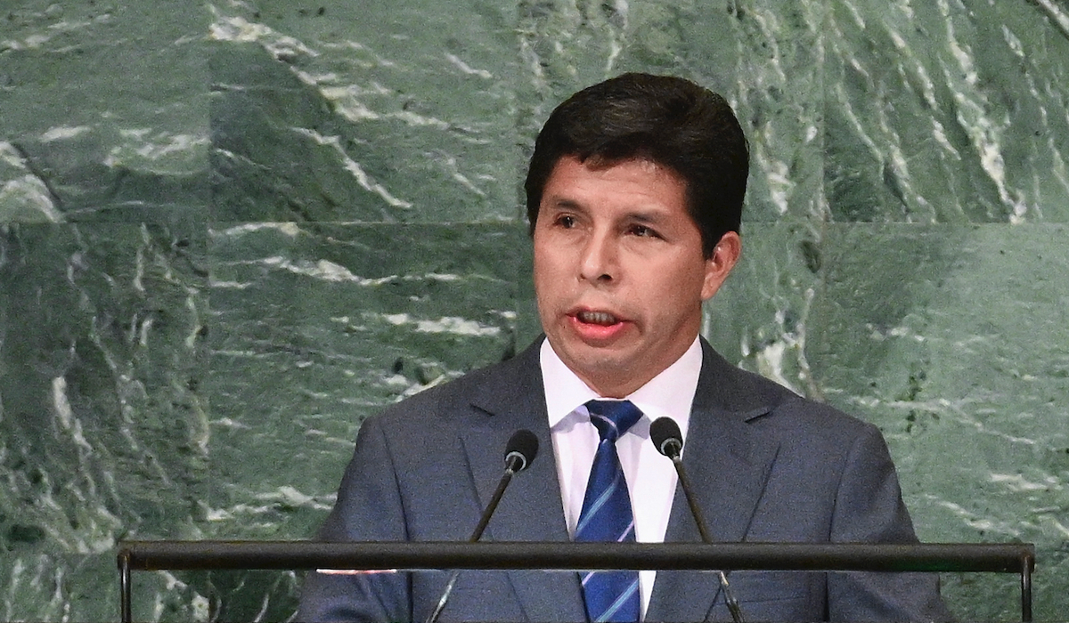 Pedro Castillo, presidente de Perú