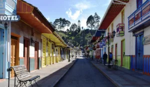 Callejón colores, Salento, Quindío, Colombia