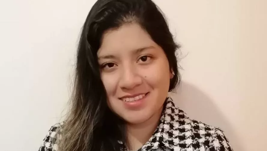 Shirley Maisincho Haro, estudiante de pedagogía científica en la Universidad Central de Ecuador
