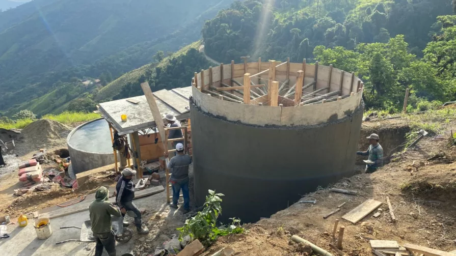 Alrededor de $331788.49 es el monto de inversión del proyecto regional de agua que tiene un avance aproximado de 62% de construcción.