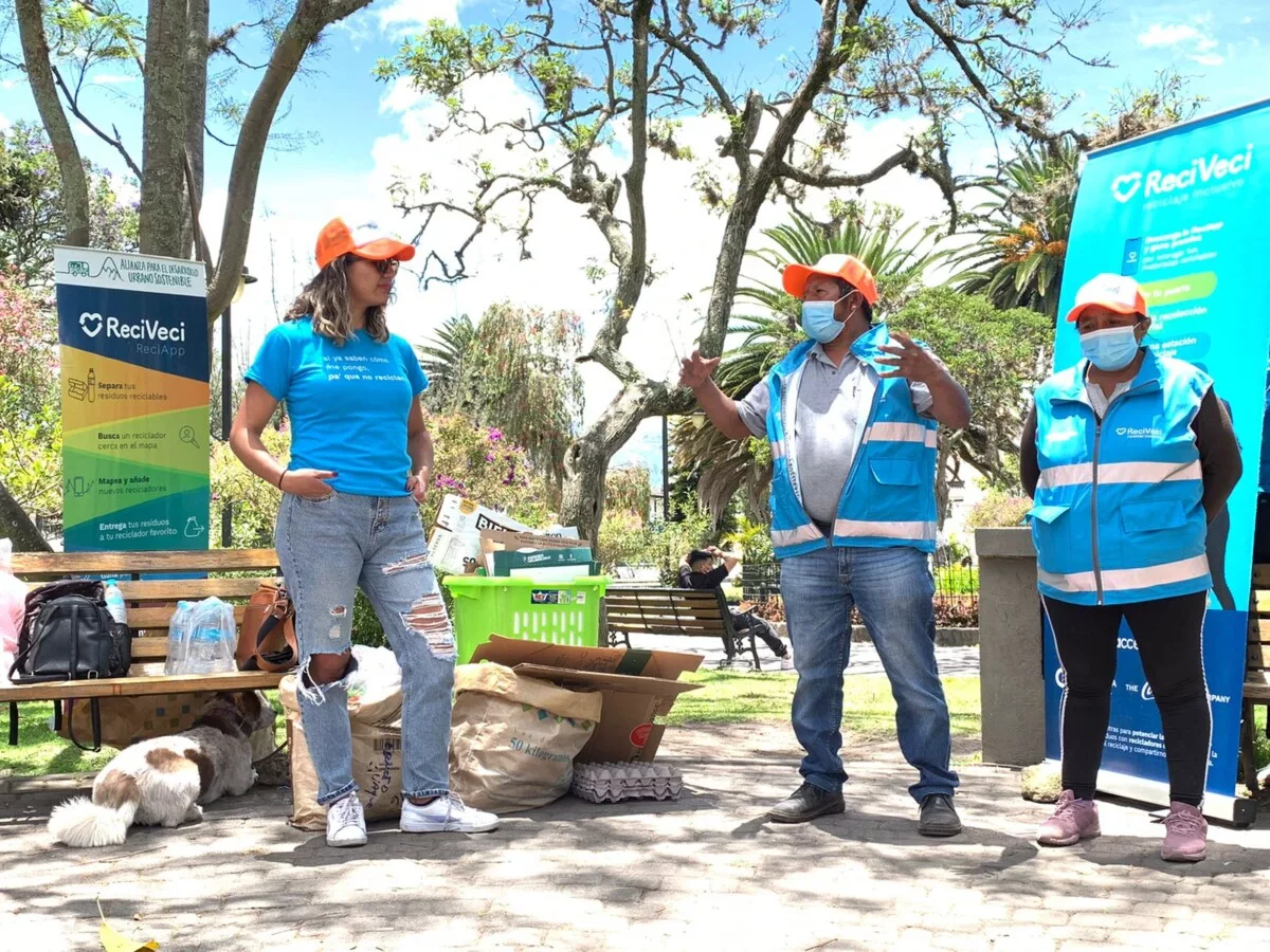 La “startup” ecuatoriana ReciVeci, una aplicación que conecta a la ciudadanía y a los recicladores, operará en otros países de Latinoamérica.