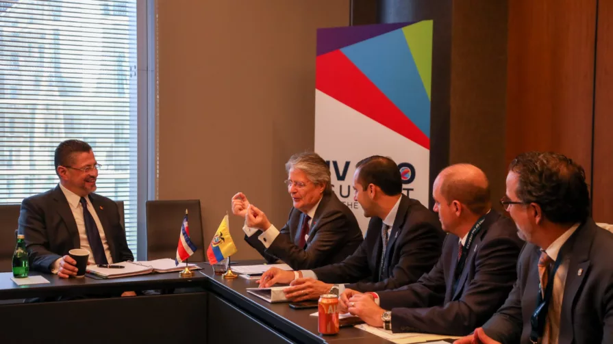 La negociación del Acuerdo de Asociación Comercial Ecuador-Costa Rica comenzó luego del mandato de los presidentes, que anunciaron el inicio de la negociación en junio del 2022, durante la IX Cumbre de las Américas.