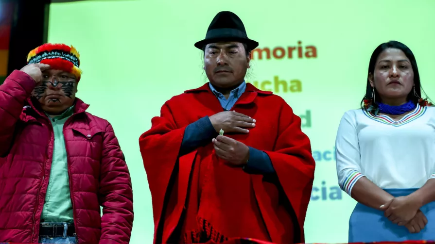 Informó que la Conaie rompe el proceso de diálogo con el Gobierno y se retira de las mesas de seguimiento debido a incumplimientos del Ejecutivo.