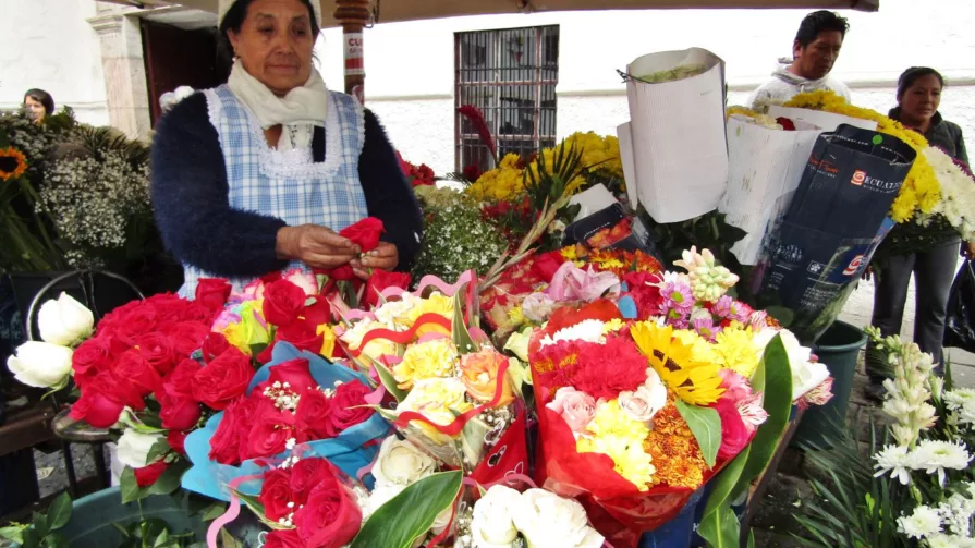 Los arreglos florales también son protagonistas el 14 de febrero.