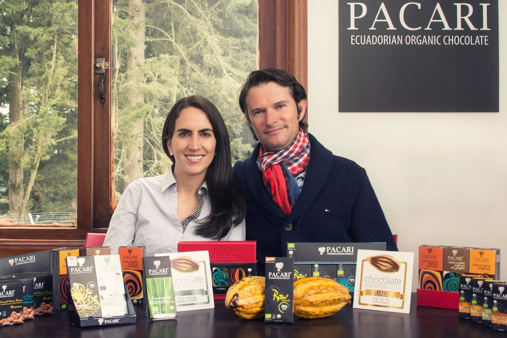Santiago Peralta, quien, junto a su esposa Carla Barboto, fundó Paccari hace 21 años.