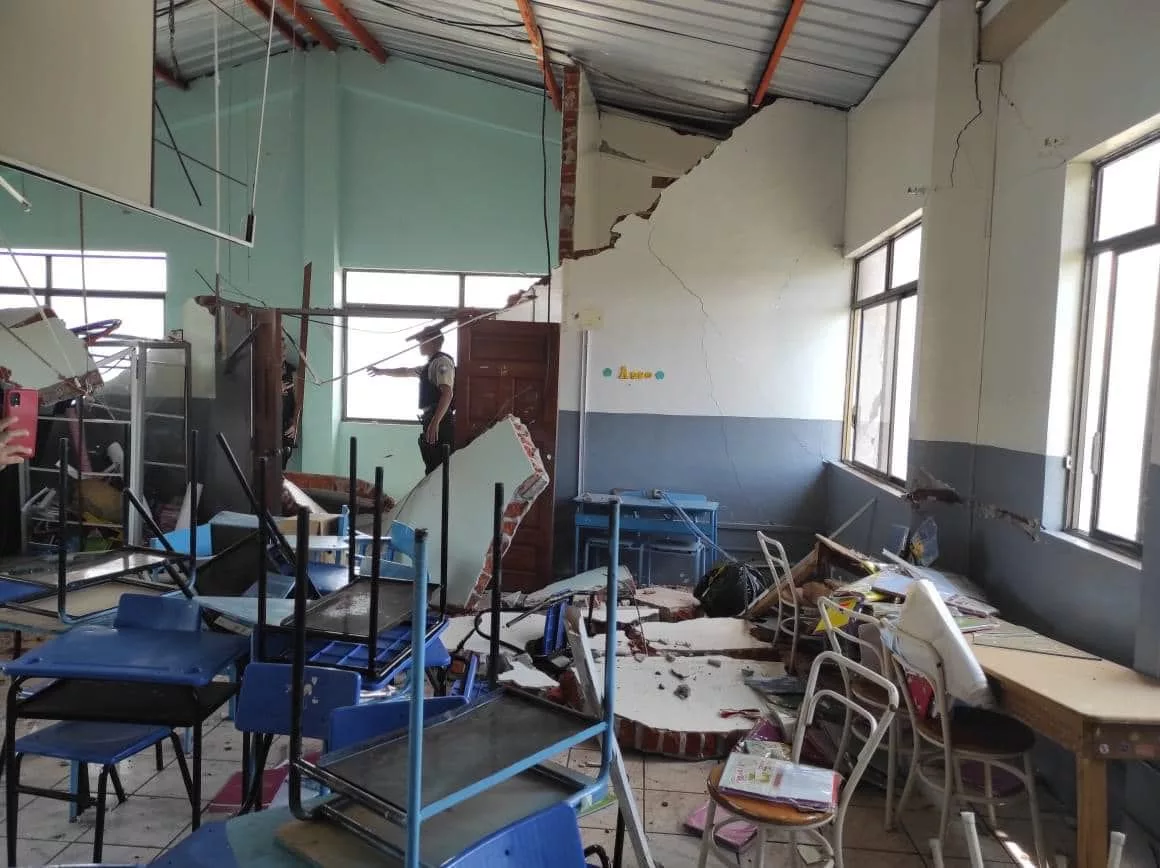Diez escuelas están en el nivel 1 por fisuras, vidrios rotos y daños en hasta un 25% de la infraestructura, que son catalogados como “no críticos”.