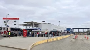 El funcionario visitó la ciudad fronteriza de Huaquillas, El Oro, en el sur del país y constató que no se registraba a los vehículos.