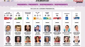 El listado definitivo de candidatos se conocerá el domingo 6 de agosto. El 20 de agosto los ecuatorianos acudirán a las urnas para escoger también a los 137 legisladores.